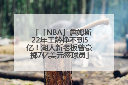 「NBA」詹姆斯22年工龄挣不到5亿！湖人新老板曾豪掷7亿美元签球员
