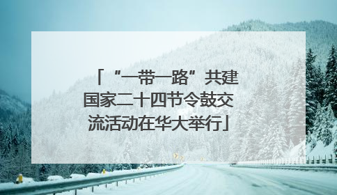 “一带一路”共建国家二十四节令鼓交流活动在华大举行