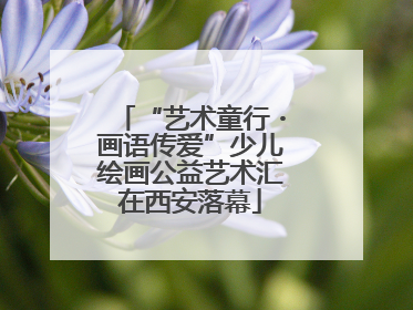 “艺术童行・画语传爱”少儿绘画公益艺术汇在西安落幕