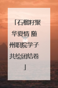 石榴籽聚华夏情 随州职院学子共绘团结卷