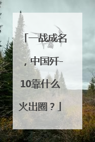 一战成名，中国歼-10靠什么火出圈？