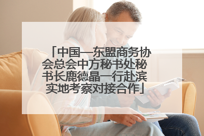 中国—东盟商务协会总会中方秘书处秘书长鹿德晶一行赴滨实地考察对接合作