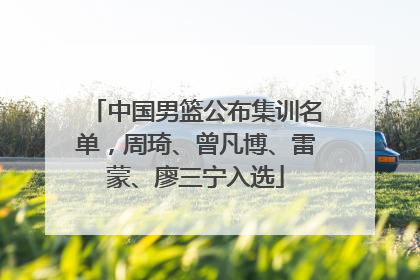 中国男篮公布集训名单，周琦、曾凡博、雷蒙、廖三宁入选