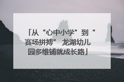 从“心中小学”到“赛场拼搏” 龙湖幼儿园多维铺就成长路