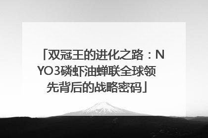 双冠王的进化之路：NYO3磷虾油蝉联全球领先背后的战略密码