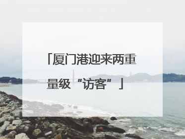 厦门港迎来两重量级“访客”