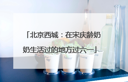 北京西城：在宋庆龄奶奶生活过的地方过六一