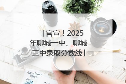 官宣！2025年聊城一中、聊城三中录取分数线