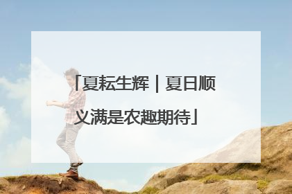 夏耘生辉｜夏日顺义满是农趣期待