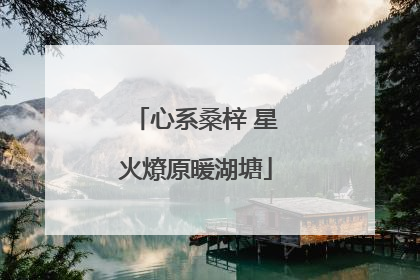 心系桑梓 星火燎原暖湖塘