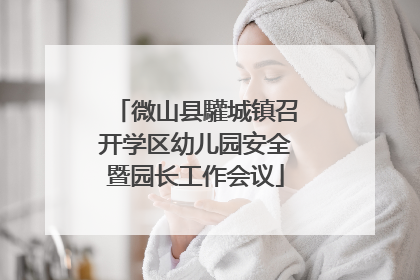 微山县驩城镇召开学区幼儿园安全暨园长工作会议