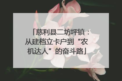 慈利县二坊坪镇：从建档立卡户到“农机达人”的奋斗路