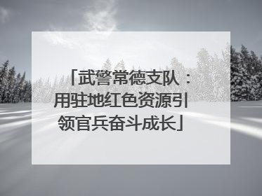武警常德支队：用驻地红色资源引领官兵奋斗成长
