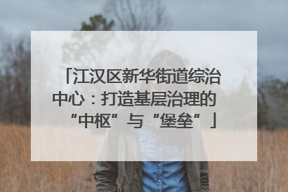 江汉区新华街道综治中心：打造基层治理的“中枢”与“堡垒”