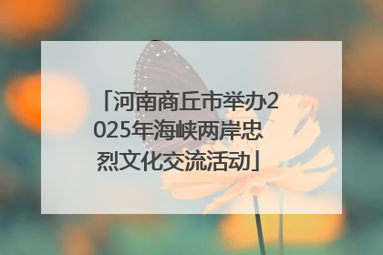 河南商丘市举办2025年海峡两岸忠烈文化交流活动