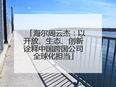 海尔周云杰：以开放、生态、创新诠释中国跨国公司全球化担当