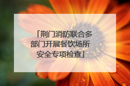 荆门消防联合多部门开展餐饮场所安全专项检查