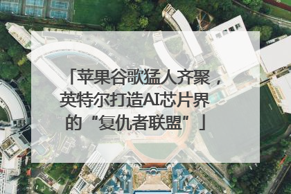 苹果谷歌猛人齐聚，英特尔打造AI芯片界的“复仇者联盟”