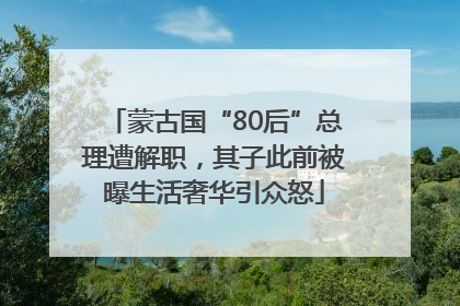 蒙古国“80后”总理遭解职，其子此前被曝生活奢华引众怒