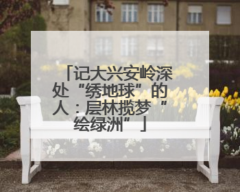 记大兴安岭深处“绣地球”的人：层林揽梦“绘绿洲”