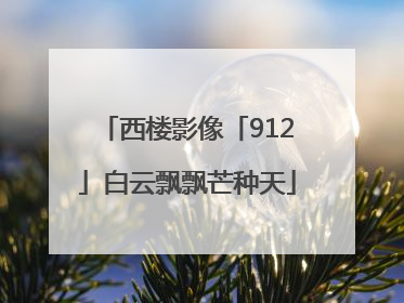 西楼影像「912」白云飘飘芒种天
