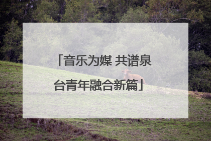 音乐为媒 共谱泉台青年融合新篇