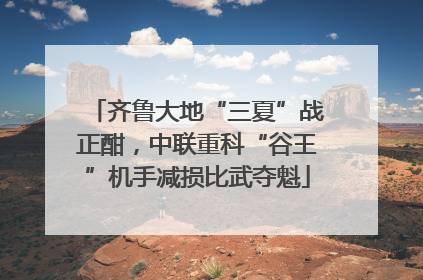 齐鲁大地“三夏”战正酣，中联重科“谷王”机手减损比武夺魁