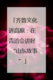 齐鲁文化进高原：在青洽会讲好“山东故事”