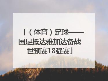 （体育）足球——国足抵达雅加达备战世预赛18强赛