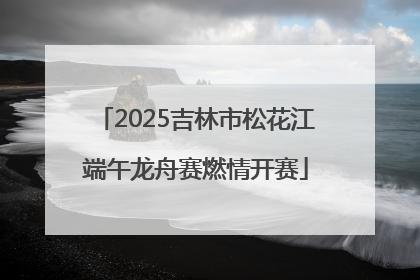 2025吉林市松花江端午龙舟赛燃情开赛