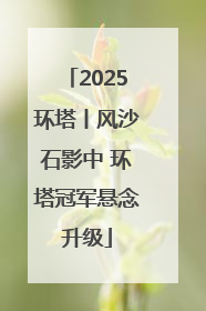 2025环塔丨风沙石影中 环塔冠军悬念升级