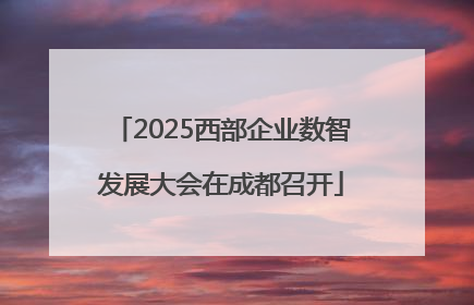 2025西部企业数智发展大会在成都召开